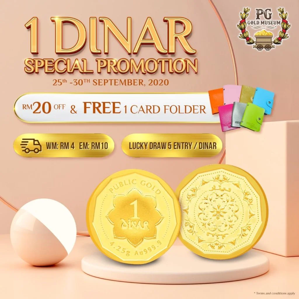 1 Dinar 999 Promosi PG Museum