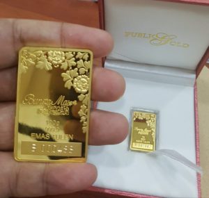 100g BungaMas goldbar Public Gold