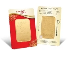 100g LBMA Goldbar 999.9 Public Gold