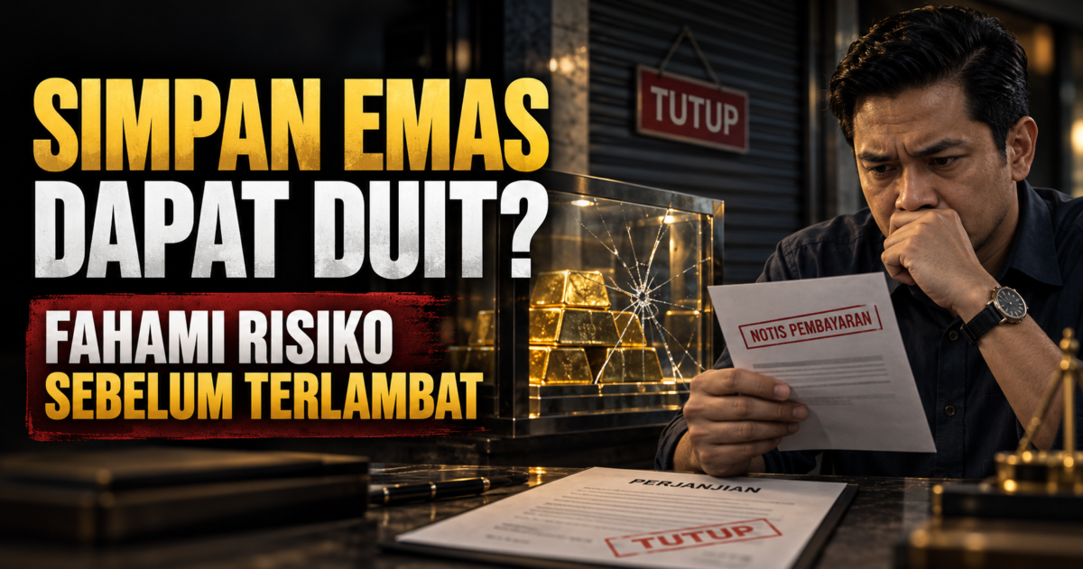 Skim simpan emas dapat duit dan risiko kehilangan wang serta emas