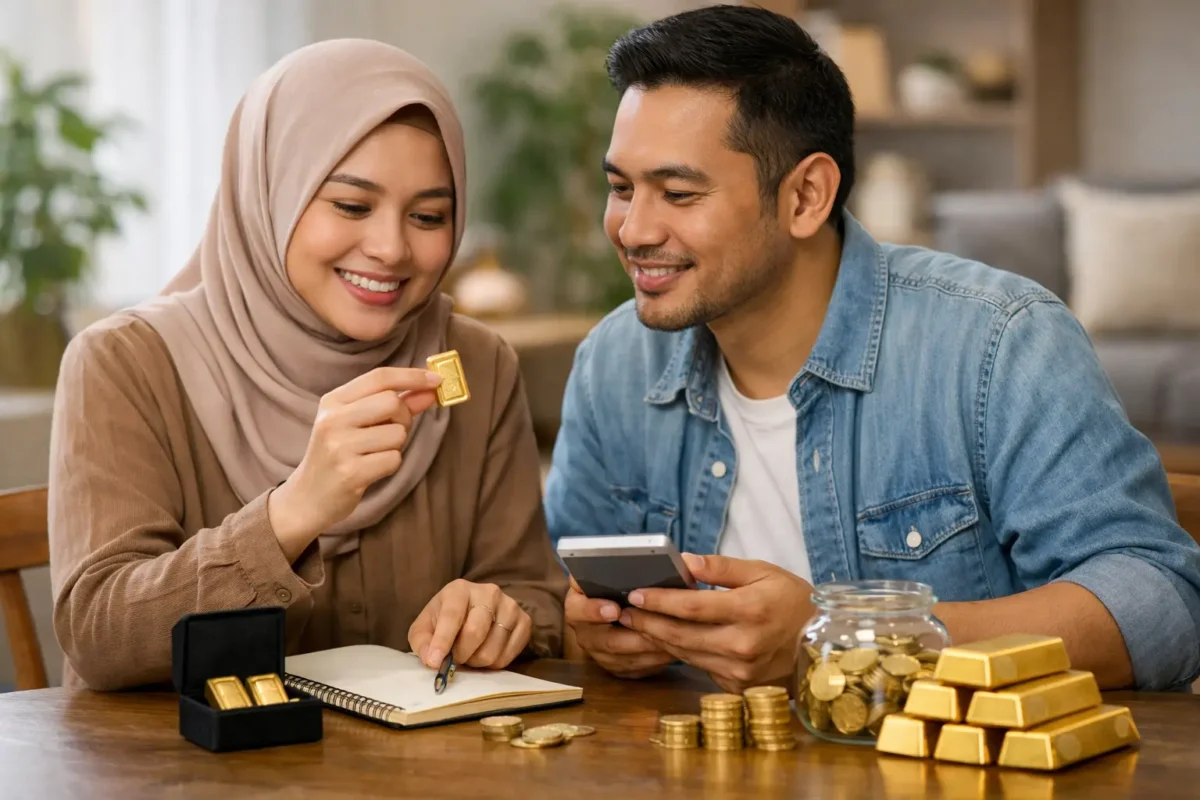 Cara Konsisten Simpan Emas Setiap Bulan