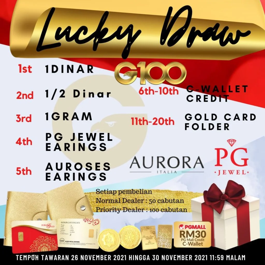 Lucky draw promosi Dealer Public Gold.