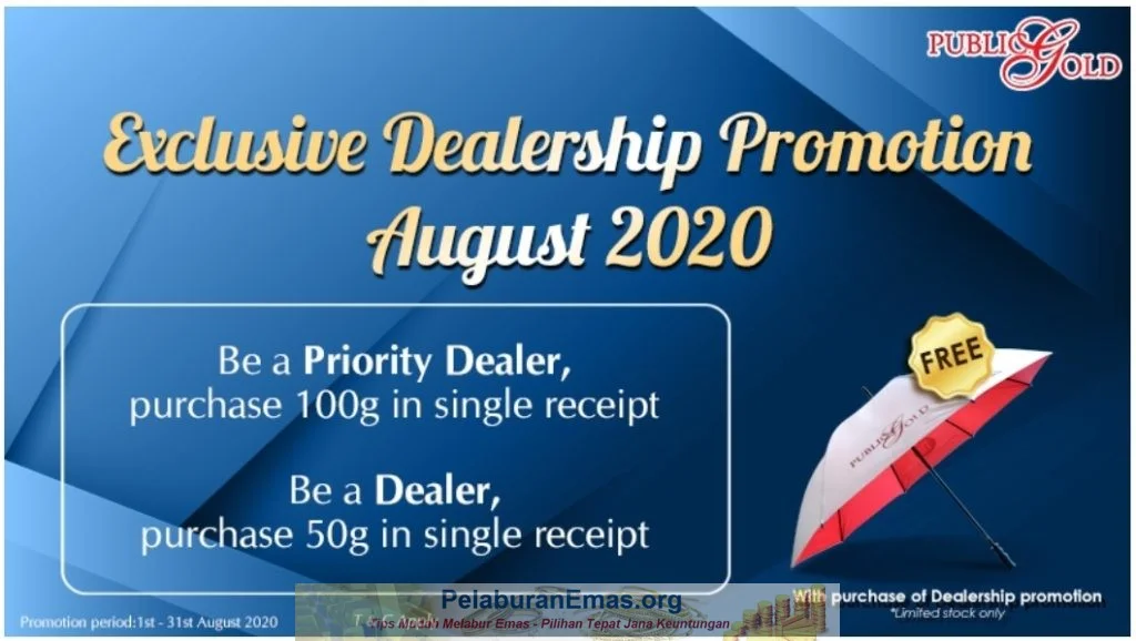 Promosi Dealer Public Gold Ogos 2020