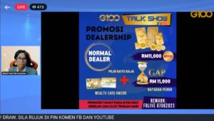 Promosi Normal Dealer Public Gold G100 Talkshow FBLIVE 07062023