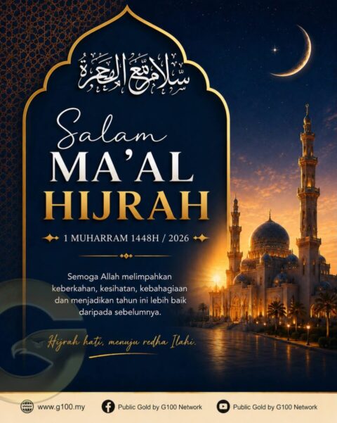 Maal Hijrah 1448H 5 azam kewangan keluarga Muslim dengan simpanan emas